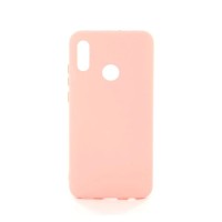 Накладка для Huawei P Smart Silicone cover пудро