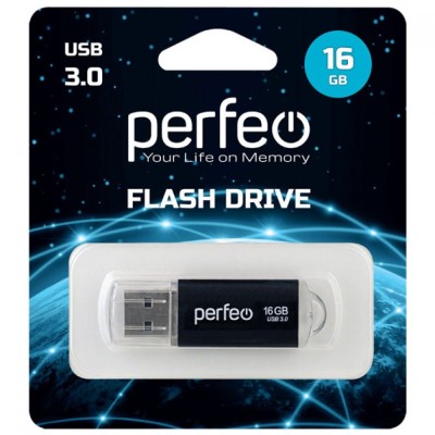 3.0 USB флеш накопитель Perfeo 16GB C14 чёрный 3.0 USB флеш накопитель Perfeo 16GB C14 чёрный