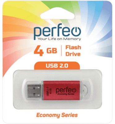 USB флеш накопитель Perfeo 4GB E01 Red economy series USB флеш накопитель Perfeo 4GB E01 Red economy series