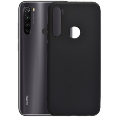 Чехол-накладка для Xiaomi Redmi Note 8T силикон матовый чёрный Чехол-накладка для Xiaomi Redmi Note 8T силикон матовый чёрный