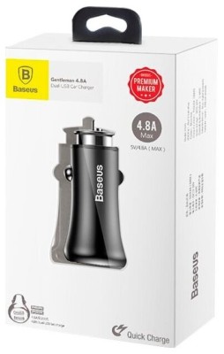 Автомобильное заряд. устр. Baseus Gentleman 2USB 2.4A (CCALL-GB01) черное Автомобильное заряд. устр. Baseus Gentleman 2USB 2.4A (CCALL-GB01) черное