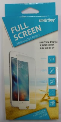 Защитное стекло для i-Phone 6 Plus/6s Plus Smartbuy Light белое Защитное стекло для i-Phone 6 Plus/6s Plus Smartbuy Light белое