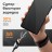 Usb Кабель Type-C для быстрой зарядки - Hoco 3A 1м в тканевой оплётке - черный