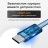 Usb Кабель Type-C для быстрой зарядки - Hoco 3A 1м в тканевой оплётке - черный
