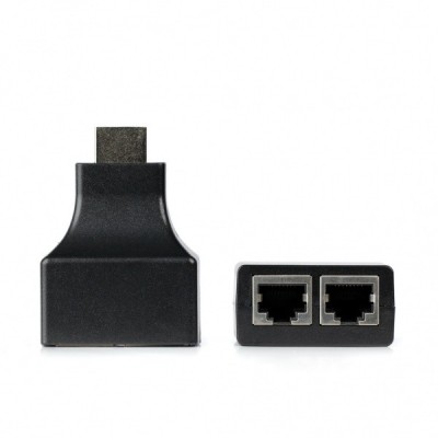 Переходник HDMI (папа)-UTP кат.5e/6 (мама) Smartbuy (A250) (в компл. 2 адаптера) Переходник HDMI (папа)-UTP кат.5e/6 (мама) Smartbuy (A250) (в компл. 2 адаптера)