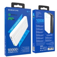 Powerbank Borofone BJ9 10000mAh 2USB/1C 18W/20W белый