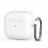 Силиконовый чехол для AirPods 3 c карабином белый