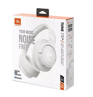 Стереонаушники Bluetooth Полноразмерные JBL T770NC BT5.3/690mAh/70ч белые Стереонаушники Bluetooth Полноразмерные JBL T770NC BT5.3/690mAh/70ч белые