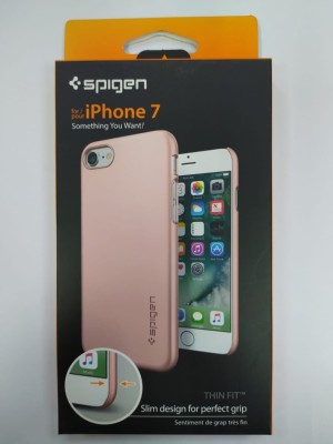 Клип-кейс Spigen для i-Phone 7 Thin Fit 042CS20429 розовое золото Клип-кейс Spigen для i-Phone 7 Thin Fit 042CS20429 розовое золото