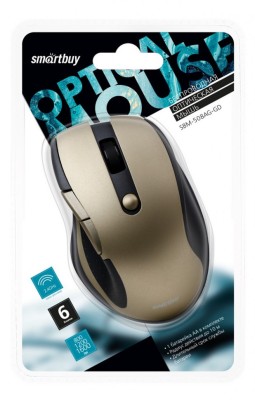Мышь беспроводная Smartbuy 508AG USB/DPI 800-1200-1600/6 кнопок/1AA золотая (SBM-508AG-GD) Мышь беспроводная Smartbuy 508AG USB/DPI 800-1200-1600/6 кнопок/1AA золотая (SBM-508AG-GD)