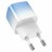 Сетевое зарядное устройство - Hoco Frozen Blue - 1-порт Type-С PD3.0/QC3.0 20W - ледяной/белый