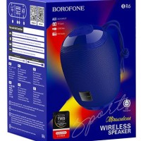 Bluetooth колонка Borofone BR6 Miraculous sports IPX5/BT5.0/2ч/3Вт синяя