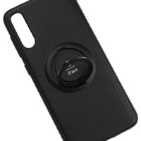 Чехол-накладка для Xiaomi Mi 9SE силикон iface с держателем чёрный