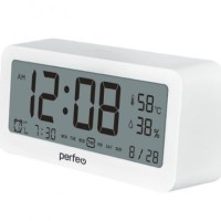Часы-метеостанция Perfeo Vento (PF-S8826) белые