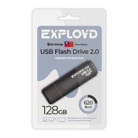 USB флеш накопитель Exployd 128GB 620 Black