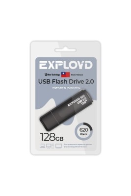 USB флеш накопитель Exployd 128GB 620 Black USB флеш накопитель Exployd 128GB 620 Black