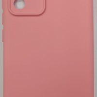 Накладка для Xiaomi Redmi 12X Pro силикон матовый розовый