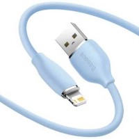 Usb Кабель-зарядка Lightning Baseus Jelly Liquid Silica Gel 2.4A 1.2м (CAGD000003) синий
