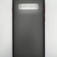 Накладка для Samsung Galaxy S10 силикон матовая бока цветные ассортимент