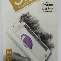 Защитное стекло для i-Phone 6 Plus/6s Plus Smartbuy олеофобное чёрное