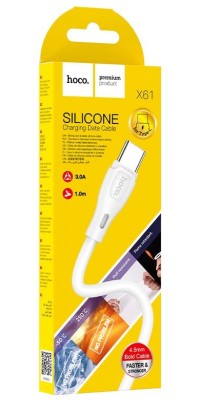 Usb Кабель-зарядка Type-C Hoco X61 Ultimate 1м белый Usb Кабель-зарядка Type-C Hoco X61 Ultimate 1м белый