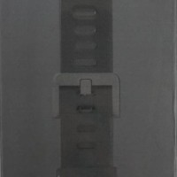 Сменный браслет силиконовый для Apple Watch 42mm с застежкой в коробке серый