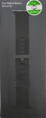Сменный браслет силиконовый для Apple Watch 42mm с застежкой в коробке серый Сменный браслет силиконовый для Apple Watch 42mm с застежкой в коробке серый