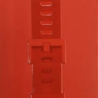 Сменный браслет силиконовый для Apple Watch 38mm с застежкой в коробке красный