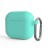 Силиконовый чехол для AirPods 3 c карабином бирюзовый