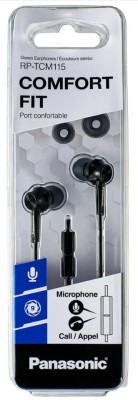 Стереонаушники Panasonic RP-TCM115GCK черные Стереонаушники Panasonic RP-TCM115GCK с диаметром излучателей 9 мм обеспечивает качественный звук. Частотный диапазон несколько шире, чем обычно: от 10 до 24000 Гц, благодаря чему достигается более эффектная передача музыки. Акустическое оформление закрытое, а значит, шум в помещении или на улице не помешает прослушиванию любимых композиций.
Конструкция Panasonic RP-TCM115GCA, напротив, стандартная: вставные амбушюры, микрофон на проводе. Длина кабеля 1.2 м позволит подключить гарнитуру к смартфону или MP3-плееру, расположенному в любом кармане. В комплекте есть дополнительная пара амбушюров, поэтому получится выбрать удобный любому пользователю размер.