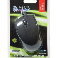 Мышь проводная Smartbuy 325 USB/DPI 1000/3 кнопки/1.5м (SBM-325-K) черная