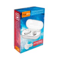 Беспроводные наушники TWS Faison Amazing FS-HP-948 BT5.0/35mAh/4ч белые