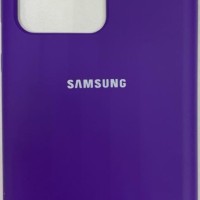 Накладка для Samsung Galaxy S20 Ultra Silicone cover фиолетовая