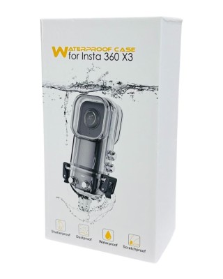 Защитный водонепроницаемый чехол + мешочек для хранения Waterproof Case для экшн-камеры Insta360 X3 Защитный водонепроницаемый чехол + мешочек для хранения Waterproof Case для экшн-камеры Insta360 X3 комплект водонепроницаемого корпуса, специально разработанный для камеры Insta360 X3, который может поддерживать водонепроницаемую глубину до 50 метров.  Защитная оболочка невидима и идеально подходит для Insta360 X3. Он изготовлен из ПК с высокой проницаемостью и устойчивостью к коррозии, с высоким коэффициентом пропускания света, устойчивостью к сжатию и взрывозащищенностью, а также восстанавливает четкость камеры.  Благодаря конструкции с высокой герметичностью защитная оболочка для подводного плавания подходит для экшн-камеры X3, она имеет симметричную защелку, которая имеет очень надежные конструктивные характеристики. Корпус корпуса утолщен, более прочный, не деформируется, герметичен и не протекает, эффективно предотвращая попадание воды в камеру. Оснащен стандартным быстросъемным адаптером и нижним интерфейсом 1/4 дюйма, который можно использовать для других опор, селфи-палок, фонарей для фотосъемки.