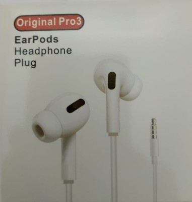 Наушники гарнитура EarPods Pro 3 3.5мм в коробке (под оригинал) Наушники гарнитура EarPods Pro 3 3.5мм в коробке (под оригинал)