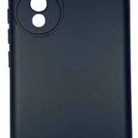 Накладка для Huawei Honor 70 5G Silicone cover без логотипа чёрная