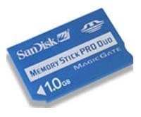Memory Stick Pro Duo карта памяти SanDisk 1GB (MSX-M1GST/X) Memory Stick Pro Duo карта памяти SanDisk 1GB (MSX-M1GST/X)