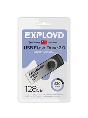 USB флеш накопитель Exployd 128GB 530 Black USB флеш накопитель Exployd 128GB 530 Black
