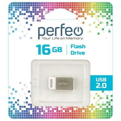 USB флеш накопитель Perfeo 16GB M05 металлический USB флеш накопитель Perfeo 16GB M05 металлический