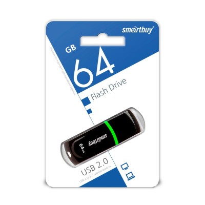 USB флеш накопитель Smartbuy 64GB Paean Black SB64GBPN-K USB флеш накопитель Smartbuy 64GB Paean Black SB64GBPN-K