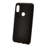 Чехол-накладка для Xiaomi Redmi Note 6 Pro силикон матовый чёрный