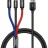 Кабель-зарядка Baseus Three Primary Micro+Lightning+Type-C 3.5A 30см (CAMLT-ASY01) черный