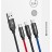 Кабель-зарядка Baseus Three Primary Micro+Lightning+Type-C 3.5A 30см (CAMLT-ASY01) черный