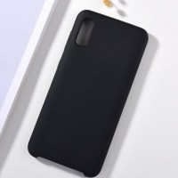 Чехол-накладка для Samsung Galaxy A2 Core силикон матовый чёрный
