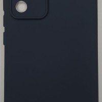 Накладка для Xiaomi Redmi 12X Pro силикон матовый тёмно-синий