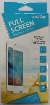 Защитное стекло для i-Phone 7 Plus/8 Plus Smartbuy Light чёрное Защитное стекло для i-Phone 7 Plus/8 Plus Smartbuy Light чёрное