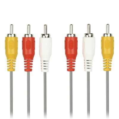 Кабель 3xRCA (папа) - 3xRCA (папа) Logan 3м Кабель 3xRCA (папа) - 3xRCA (папа) Logan 3м