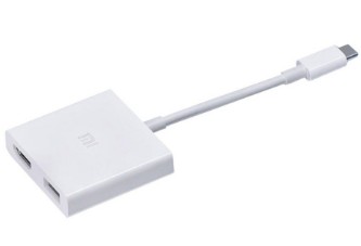 Адаптер Xiaomi Type-C на USB/HDMI XMZJQCH2TM белый Адаптер Xiaomi Type-C на USB/HDMI XMZJQCH2TM белый